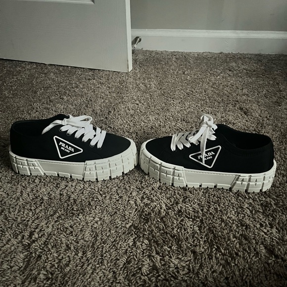 Authentic Prada platform/stacked sneaker - Picture 4 of 12